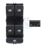 Schalter, Fensterheber 12 V vorne links MEAT & DORIA 26482