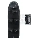 Schalter, Fensterheber 12 V vorne links MEAT & DORIA 26494