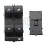 Schalter, Fensterheber 12 V vorne links MEAT & DORIA 26500