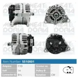 Generator 14 V MEAT & DORIA 5510001