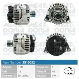 Generator 14 V MEAT & DORIA 5510032