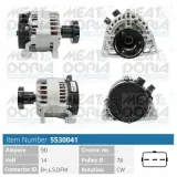 Generator 14 V MEAT & DORIA 5530041