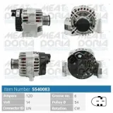 Generator 14 V MEAT & DORIA 5540083