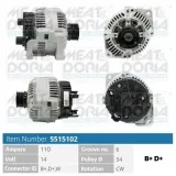 Generator 14 V MEAT & DORIA 5515102