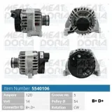 Generator 14 V MEAT & DORIA 5540106