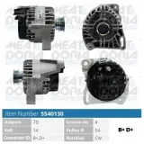 Generator 14 V MEAT & DORIA 5540130