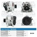 Generator 14 V MEAT & DORIA 5515161