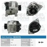 Generator 14 V MEAT & DORIA 5515172