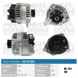 Generator 14 V MEAT & DORIA 5515180