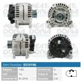 Generator 14 V MEAT & DORIA 5510196