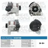 Generator 14 V MEAT & DORIA 5530198