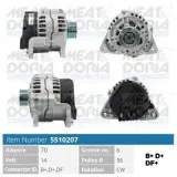 Generator 14 V MEAT & DORIA 5510207