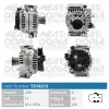 Generator 14 V MEAT & DORIA 5510215