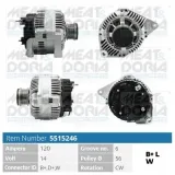 Generator 14 V MEAT & DORIA 5515246