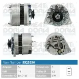 Generator 14 V MEAT & DORIA 5525256