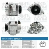 Generator 14 V MEAT & DORIA 5540257
