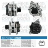 Generator 14 V MEAT & DORIA 5540265