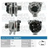 Generator 14 V MEAT & DORIA 5540271
