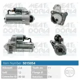 Starter 12 V 2,4 kW MEAT & DORIA 5015054