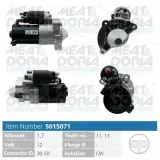 Starter 12 V 1,7 kW MEAT & DORIA 5015071