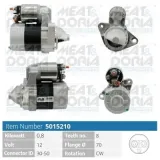 Starter 12 V 0,8 kW MEAT & DORIA 5015210