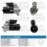 Starter 12 V 2 kW MEAT & DORIA 5010221