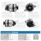 Generator 14 V MEAT & DORIA 5535336