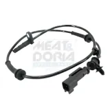 Sensor, Raddrehzahl Vorderachse MEAT & DORIA 901178