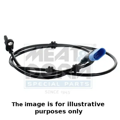 Sensor, Raddrehzahl Hinterachse rechts Hinterachse links MEAT & DORIA 90543E