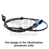 Sensor, Raddrehzahl Hinterachse rechts Hinterachse links MEAT & DORIA 90543E