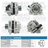 Generator 14 V MEAT & DORIA 5535435