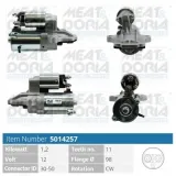 Starter 12 V 1,2 kW MEAT & DORIA 5014257