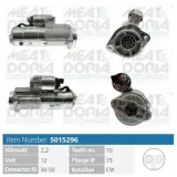 Starter 12 V 2,2 kW MEAT & DORIA 5015296