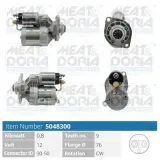 Starter 12 V 0,8 kW MEAT & DORIA 5048300