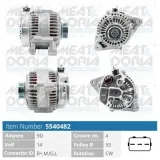 Generator 14 V MEAT & DORIA 5540482