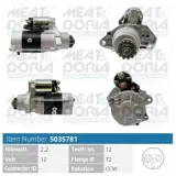 Starter 12 V 2,2 kW MEAT & DORIA 5035781