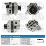 Generator 14 V MEAT & DORIA 5535976