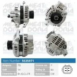 Generator 14 V MEAT & DORIA 5535971