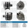 Generator 14 V MEAT & DORIA 5520922