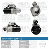 Starter 12 V 2,2 kW MEAT & DORIA 5010412