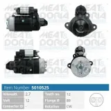 Starter 12 V 2,7 kW MEAT & DORIA 5010525