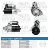 Starter 12 V 1,1 kW MEAT & DORIA 5010459