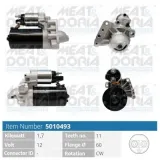 Starter 12 V 1,7 kW MEAT & DORIA 5010493