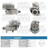 Starter 12 V 1,4 kW MEAT & DORIA 5040653