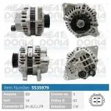 Generator 14 V MEAT & DORIA 5535979