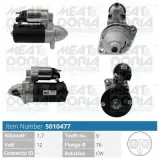 Starter 12 V 1,7 kW MEAT & DORIA 5010477
