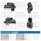 Starter 12 V 1,7 kW MEAT & DORIA 5015883