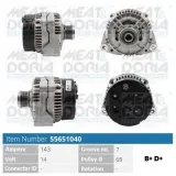 Generator 14 V MEAT & DORIA 55651040