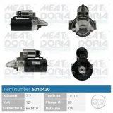 Starter 12 V 2,2 kW MEAT & DORIA 5010420