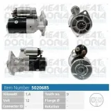 Starter 12 V 1,4 kW MEAT & DORIA 5020685